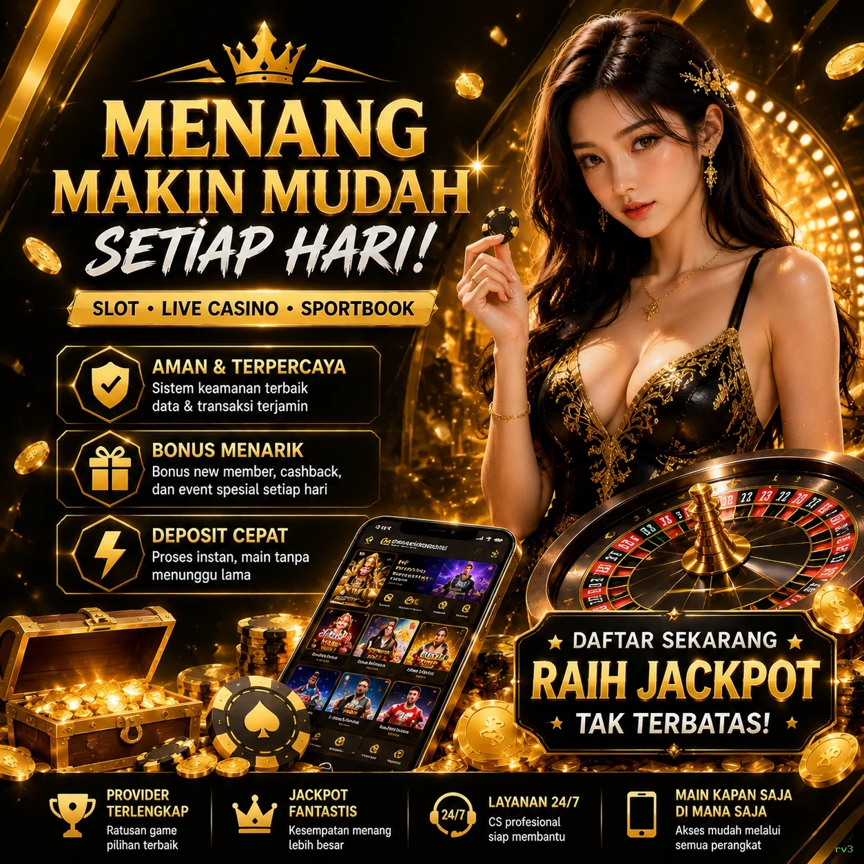 Bagaimana rv3 Menawarkan Pengalaman Bermain yang Optimal