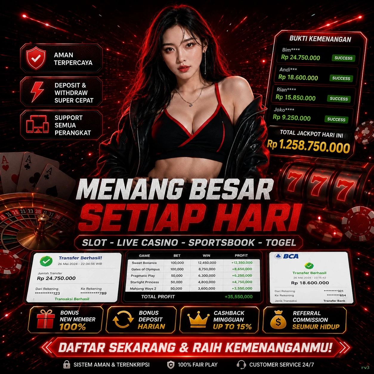 rv3 Platform Game Terpercaya untuk Pemain Indonesia